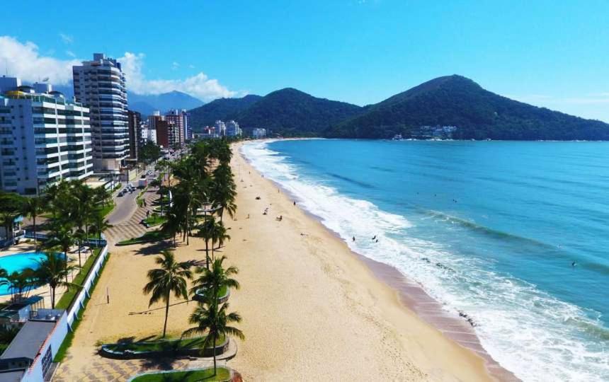 Suites Praia Martin De Sa Caraguatatuba Bagian luar foto